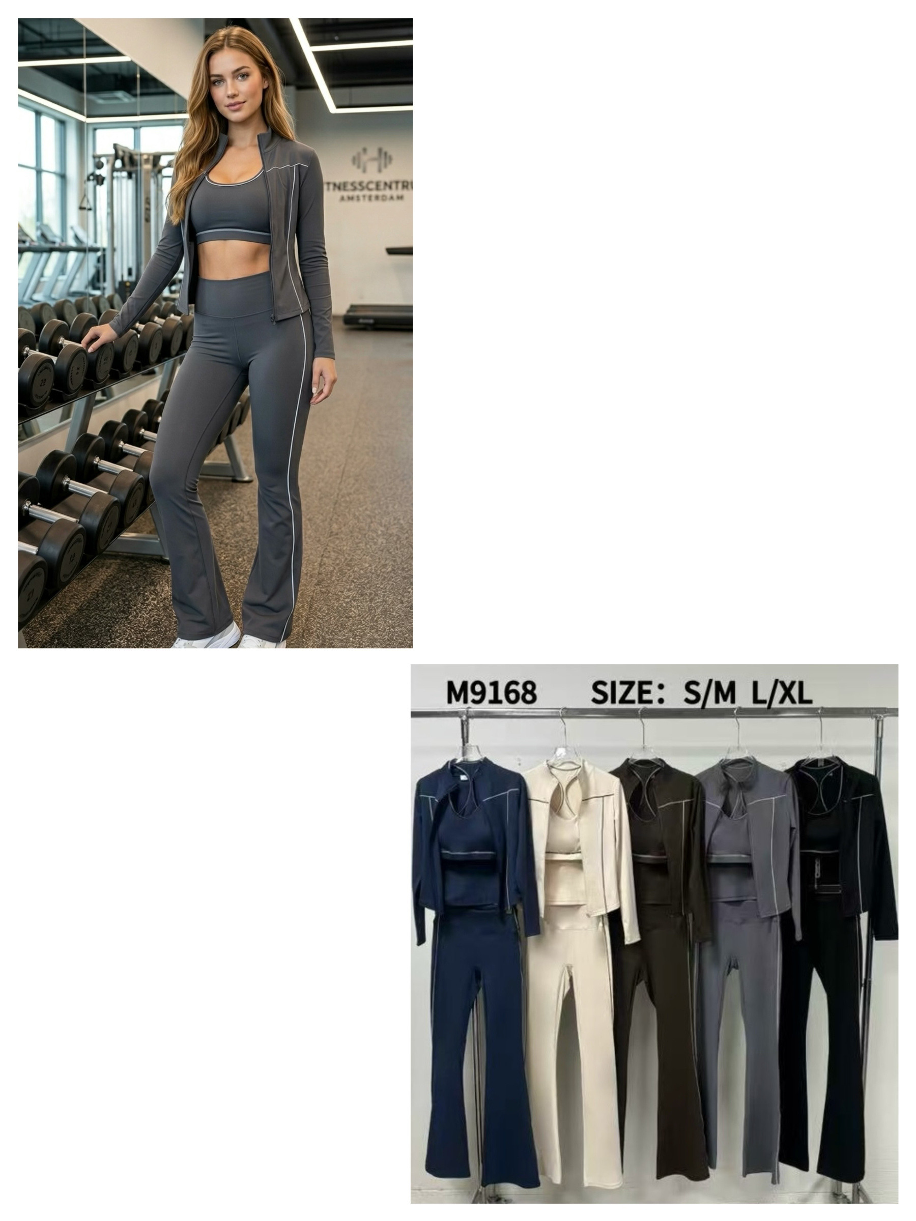 Großhändler Big Liuli - 3-teiliges Sportset