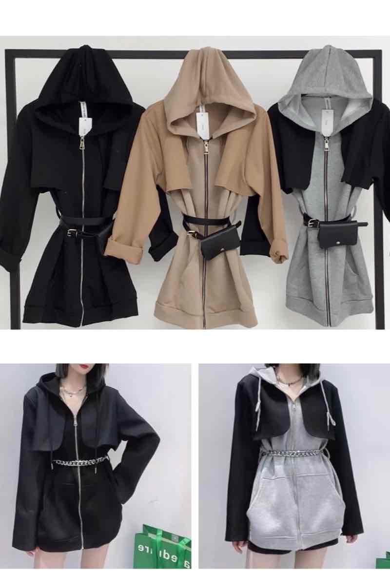 Wholesaler Big Liuli - Hooded jacket with satchel