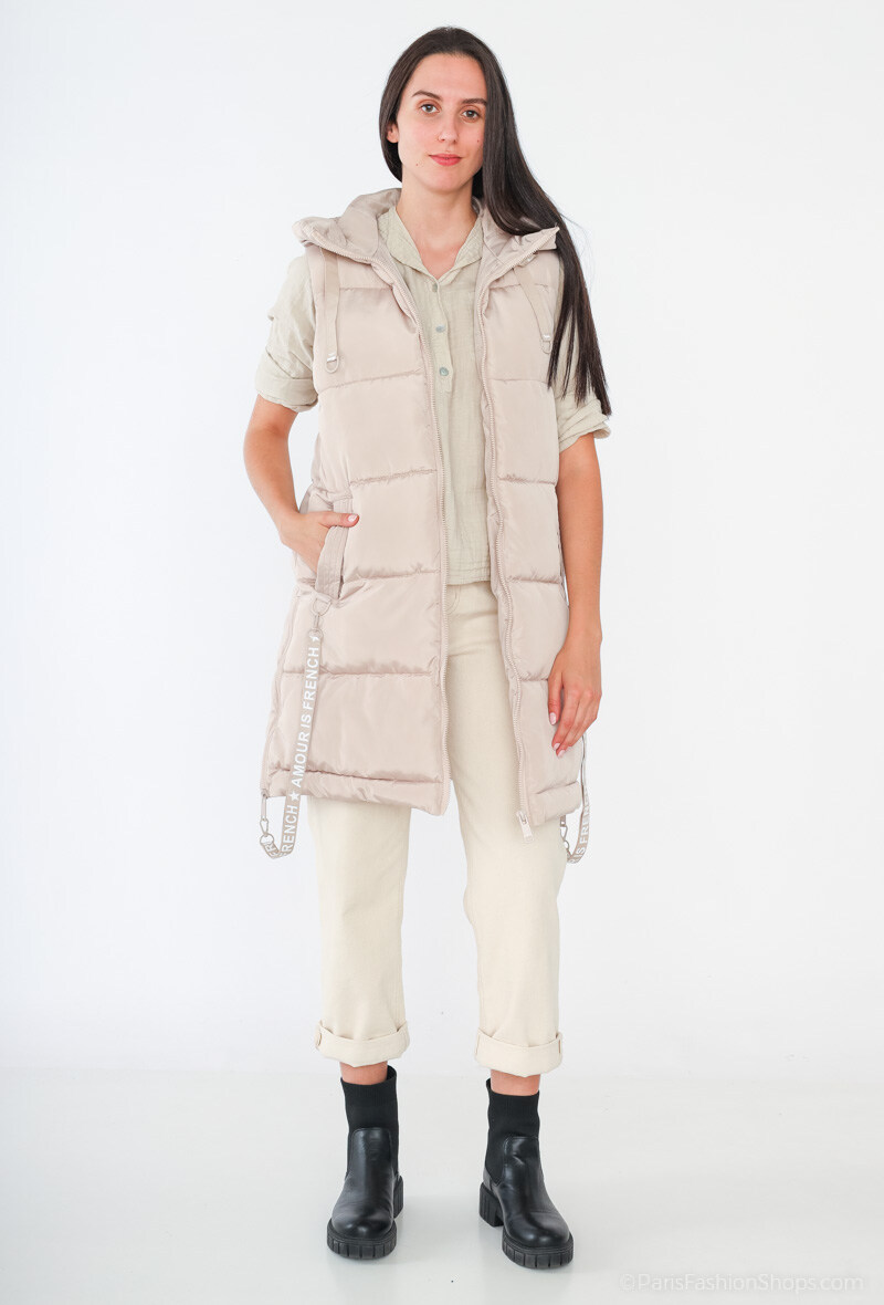 Wholesaler Big Size Exclusive - Sleeveless Puffer Jacket