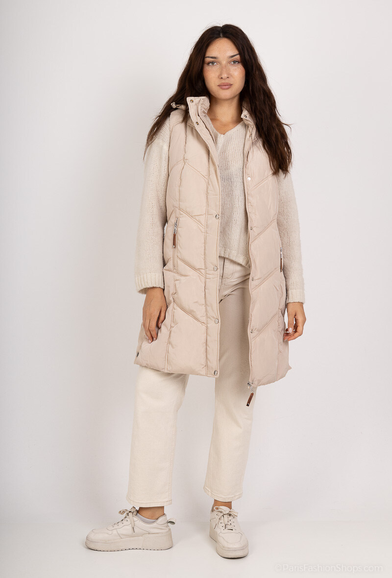 Wholesaler Big Size Exclusive - Sleeveless Puffer Jacket