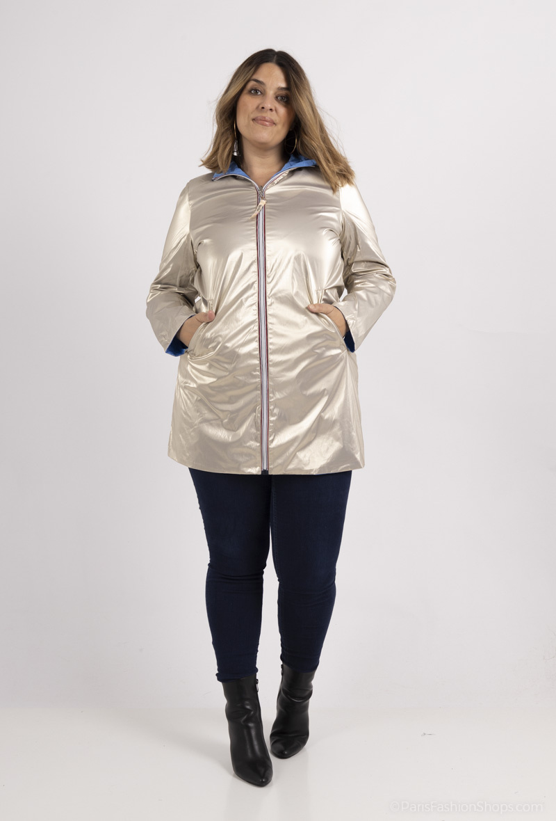 Wholesaler Big Size Exclusive - Reversible parka **REMOVABLE HOOD**
