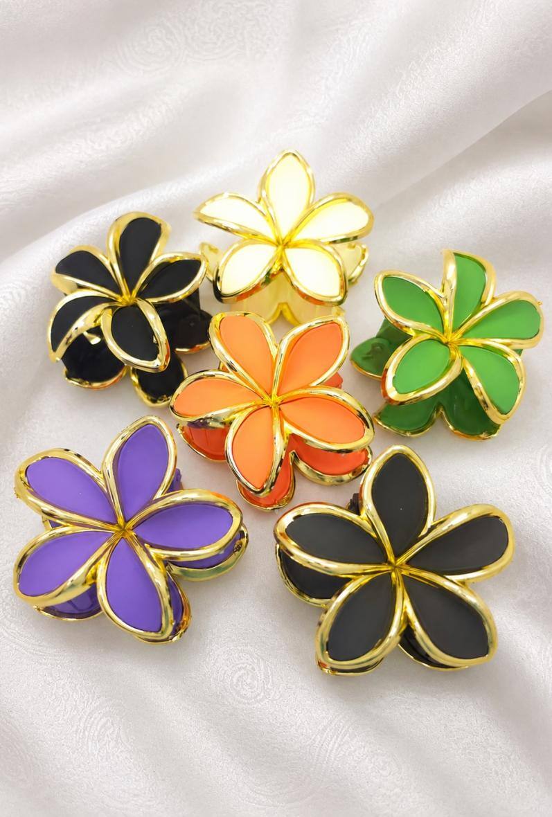 Mayorista Bijoussimo - Juego de 12 pinzas para el cabello (diámetro 8cm), varios colores (M10)