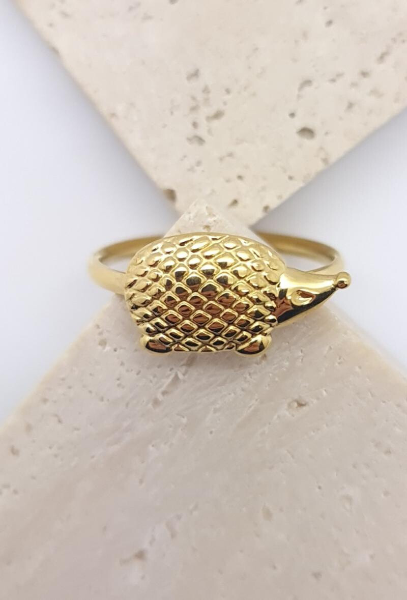 Wholesaler Bijoussimo - Adjustable steel ring hedgehog