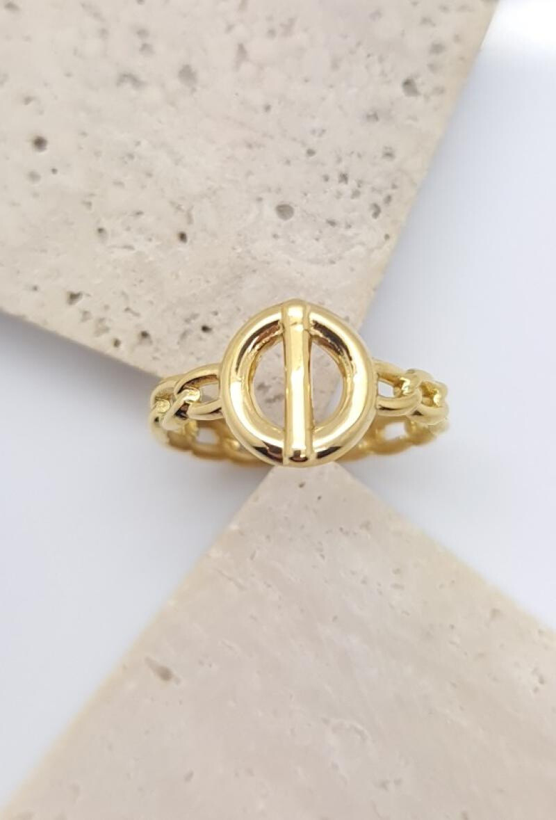 Wholesaler Bijoussimo - Adjustable steel Ring Steel and cuffly ring