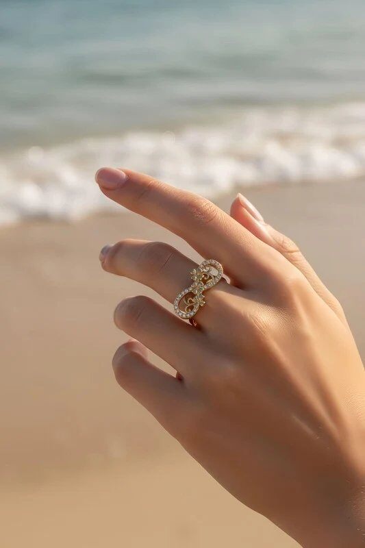 Grossista Bijoux Mystères - Anello regolabile in acciaio inossidabile
