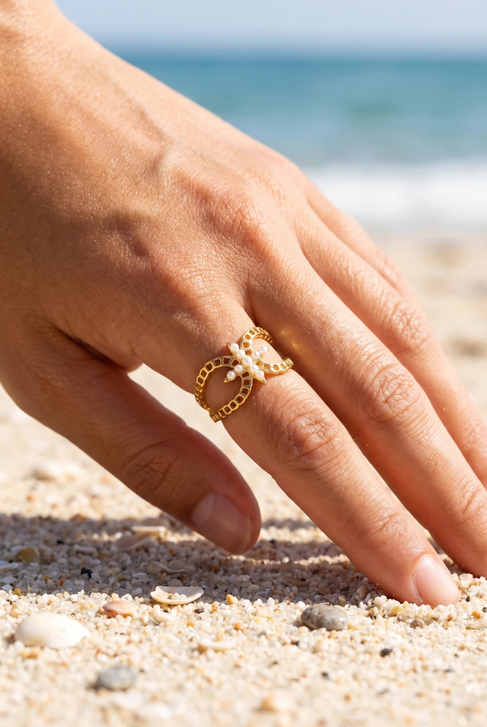 Mayorista Bijoux Mystères - Anillo de acero inoxidable ajustable