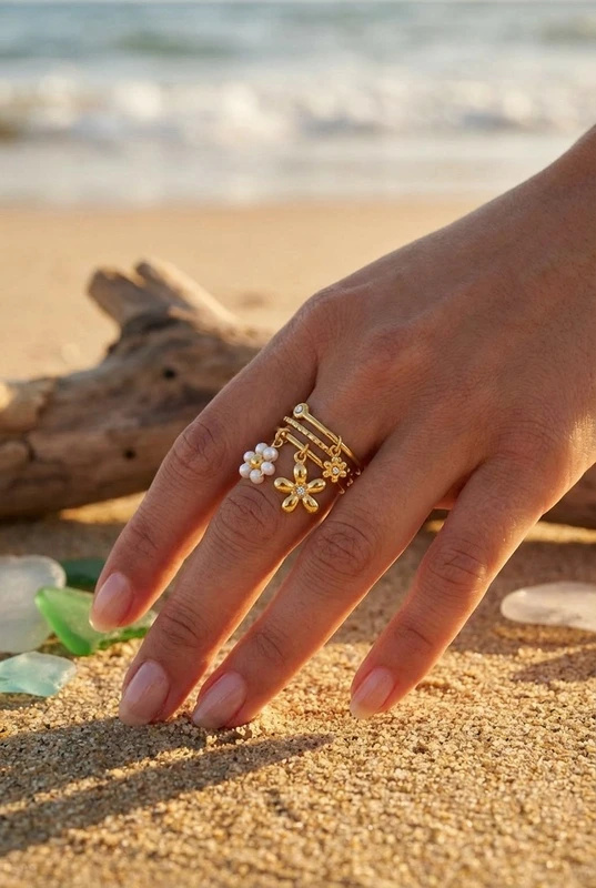 Grossiste Bijoux Mystères - Bague en acier inoxydable ajustable