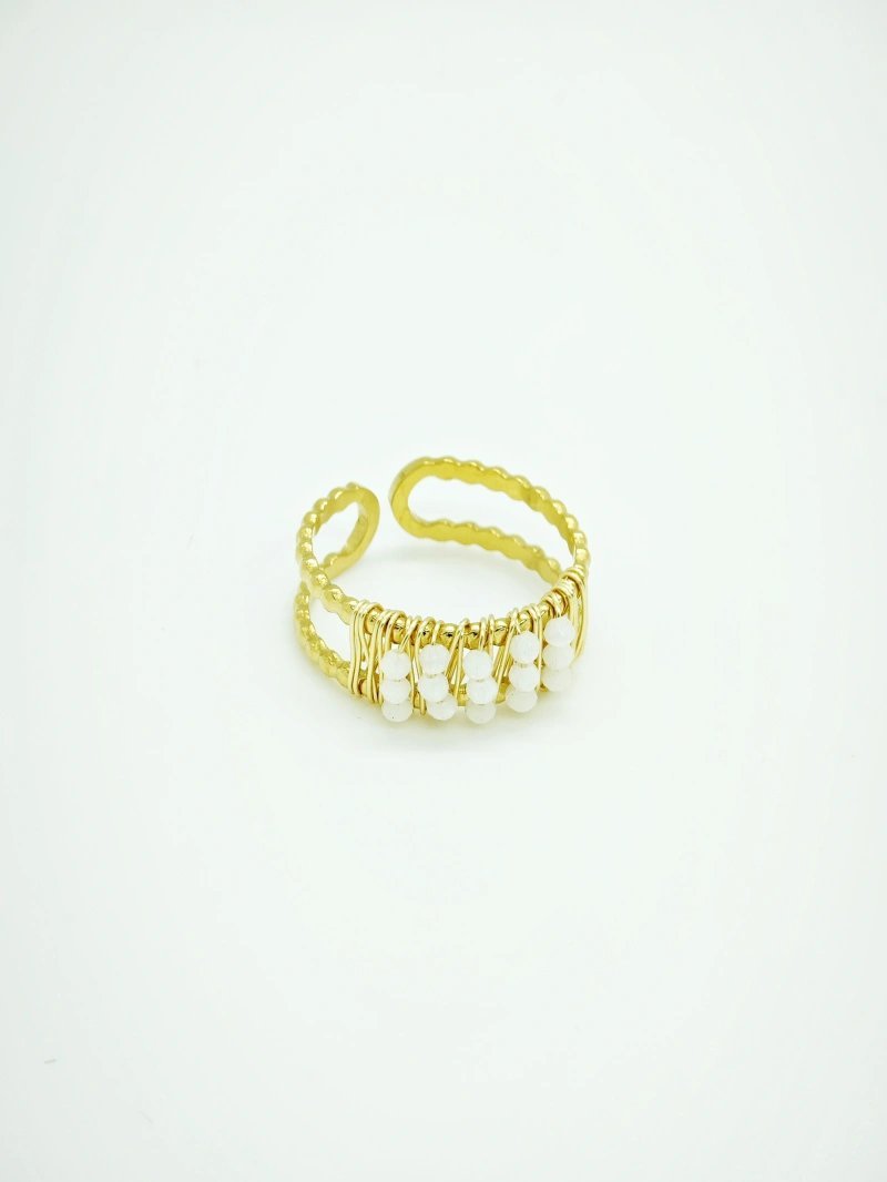 Mayorista Bijoux Mystères - Bague en acier inoxydable ajustable Mayorista Bijoux Mystères - Bague en acier inoxydable ajustable