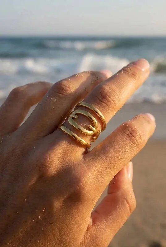 Grossista Bijoux Mystères - Anello regolabile in acciaio inossidabile