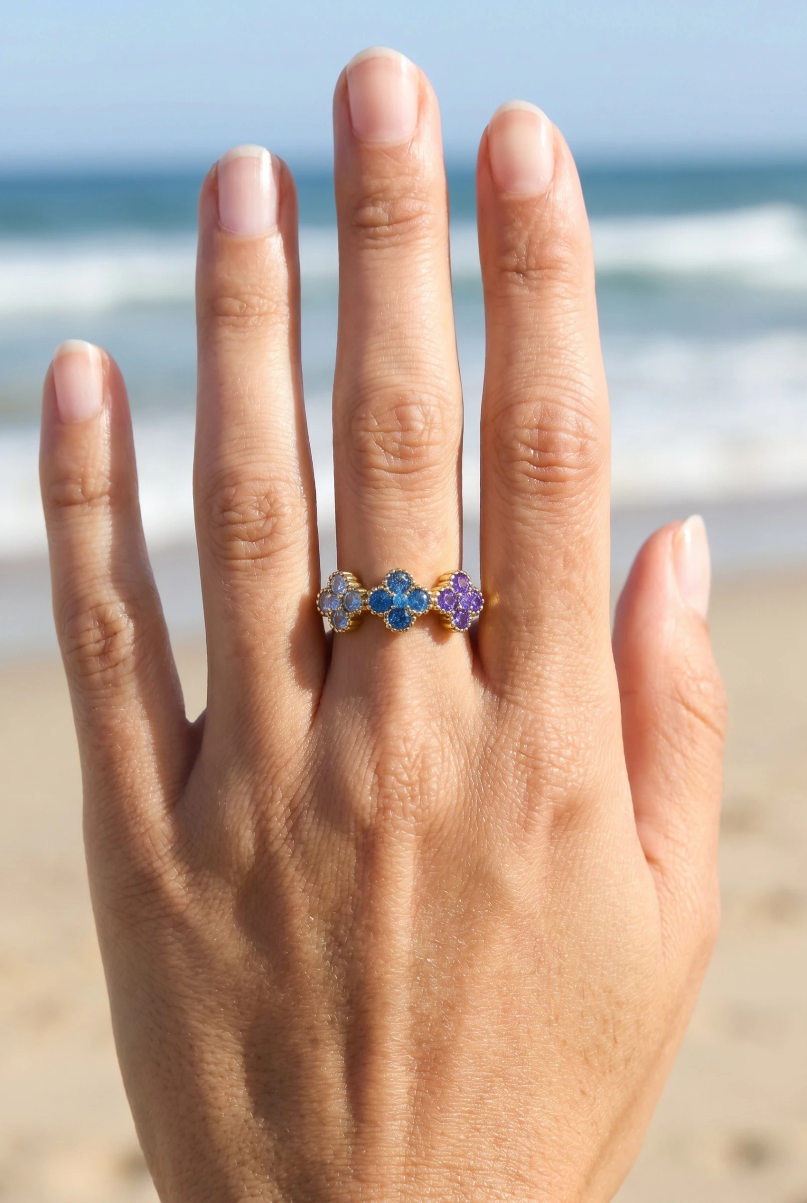 Grossiste Bijoux Mystères - Bague ajustable en acier inoxydable