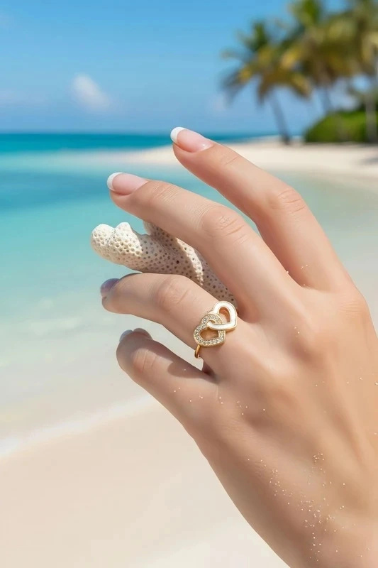 Wholesaler Bijoux Mystères - Adjustable stainless steel ring