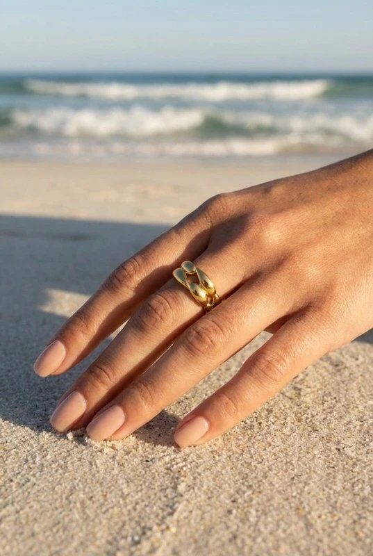 Grossiste Bijoux Mystères - Bague ajustable en acier inoxydable