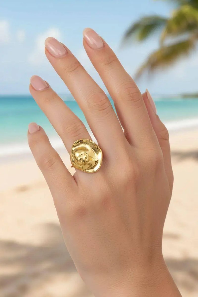 Mayorista Bijoux Mystères - Bague en acier inoxydable ajustable Mayorista Bijoux Mystères - Bague en acier inoxydable ajustable