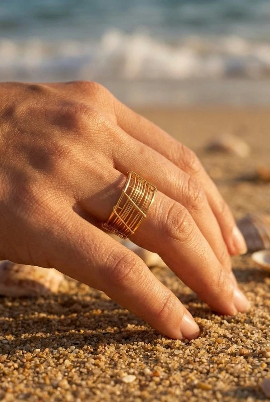 Grossiste Bijoux Mystères - Bague en acier inoxydable ajustable