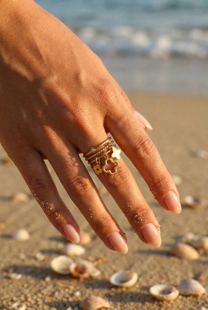 Mayorista Bijoux Mystères - Anillo ajustable de acero inoxidable