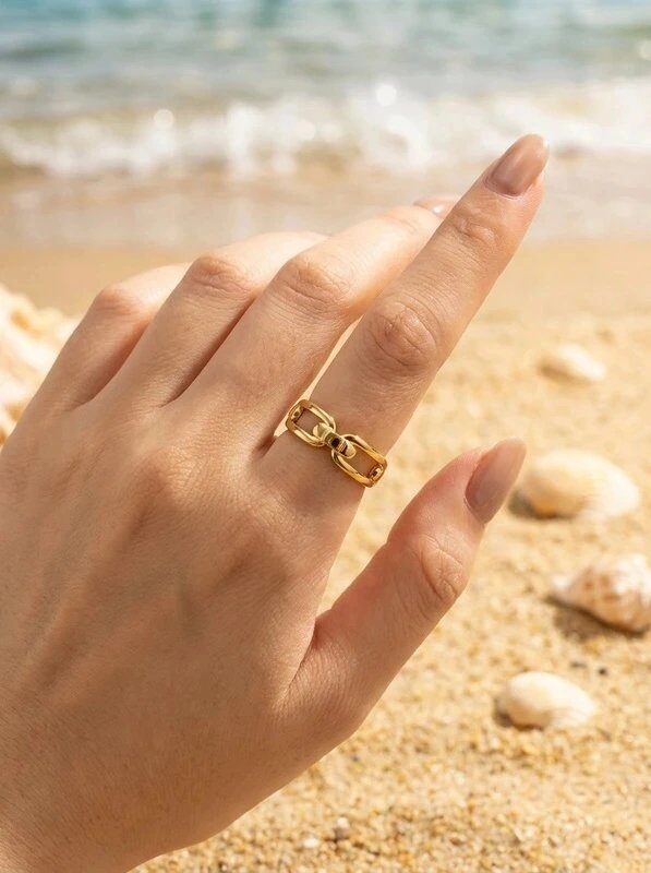 Grossista Bijoux Mystères - Anello regolabile in acciaio inossidabile