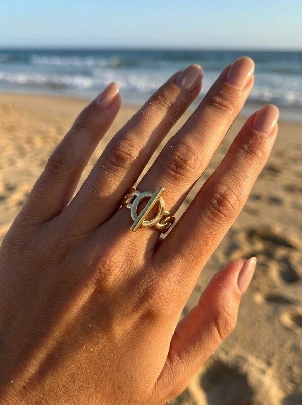Grossiste Bijoux Mystères - Bague en acier inoxydable ajustable