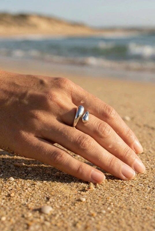 Grossista Bijoux Mystères - Anello regolabile in acciaio inossidabile