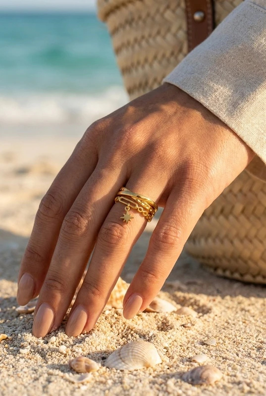 Grossiste Bijoux Mystères - Bague en acier inoxydable ajustable