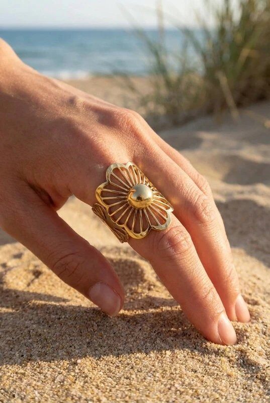 Grossiste Bijoux Mystères - Bague en acier inoxydable ajustable