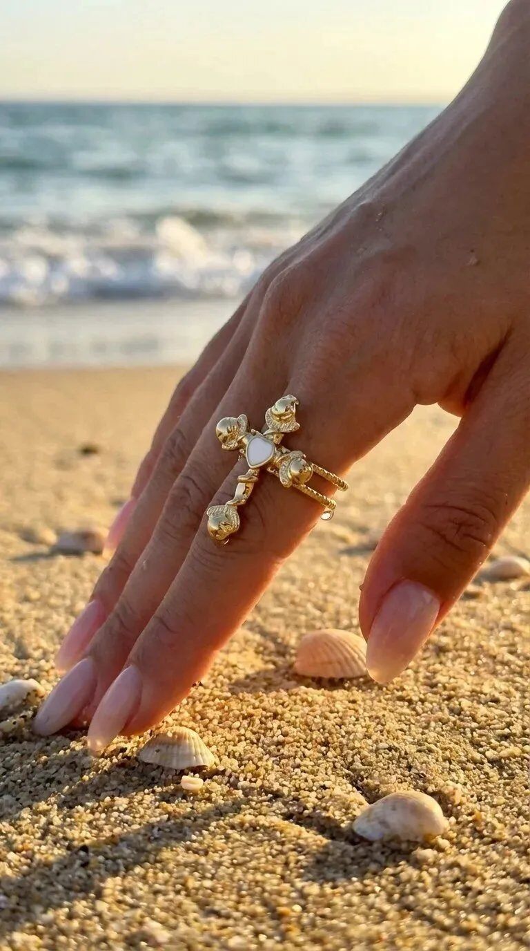 Mayorista Bijoux Mystères - Anillo de acero inoxidable ajustable