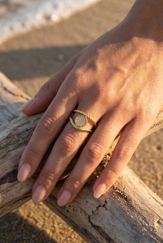 Grossista Bijoux Mystères - Anello regolabile in acciaio inossidabile
