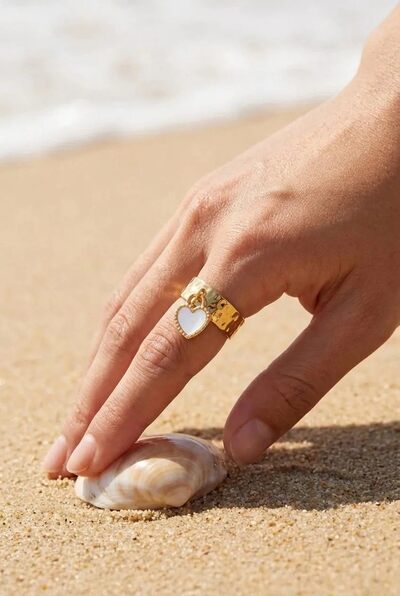 Mayorista Bijoux Mystères - Anillo de acero inoxidable ajustable Mayorista Bijoux Mystères - Anillo de acero inoxidable ajustable