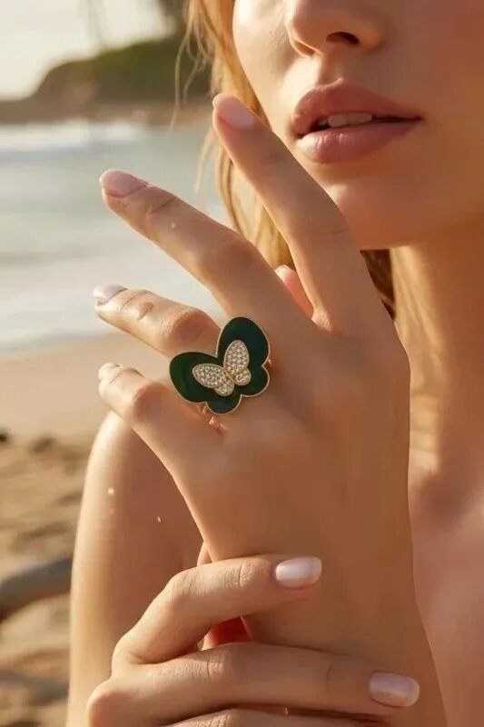 Mayorista Bijoux Mystères - Anillo ajustable de acero inoxidable