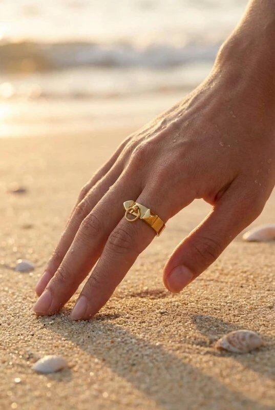 Grossista Bijoux Mystères - Anello regolabile in acciaio inossidabile