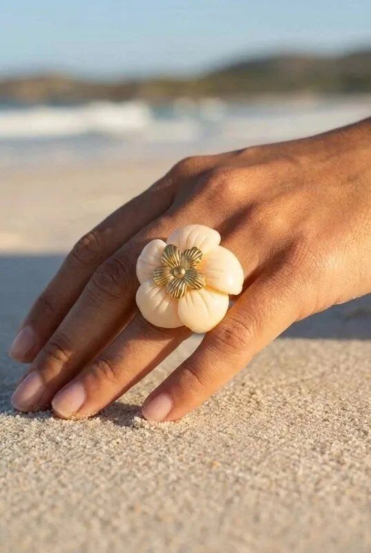 Mayorista Bijoux Mystères - Anillo de acero inoxidable ajustable