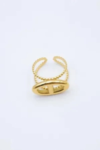 Mayorista Bijoux Mystères - Bague maille marine en acier inoxydable Mayorista Bijoux Mystères - Bague maille marine en acier inoxydable