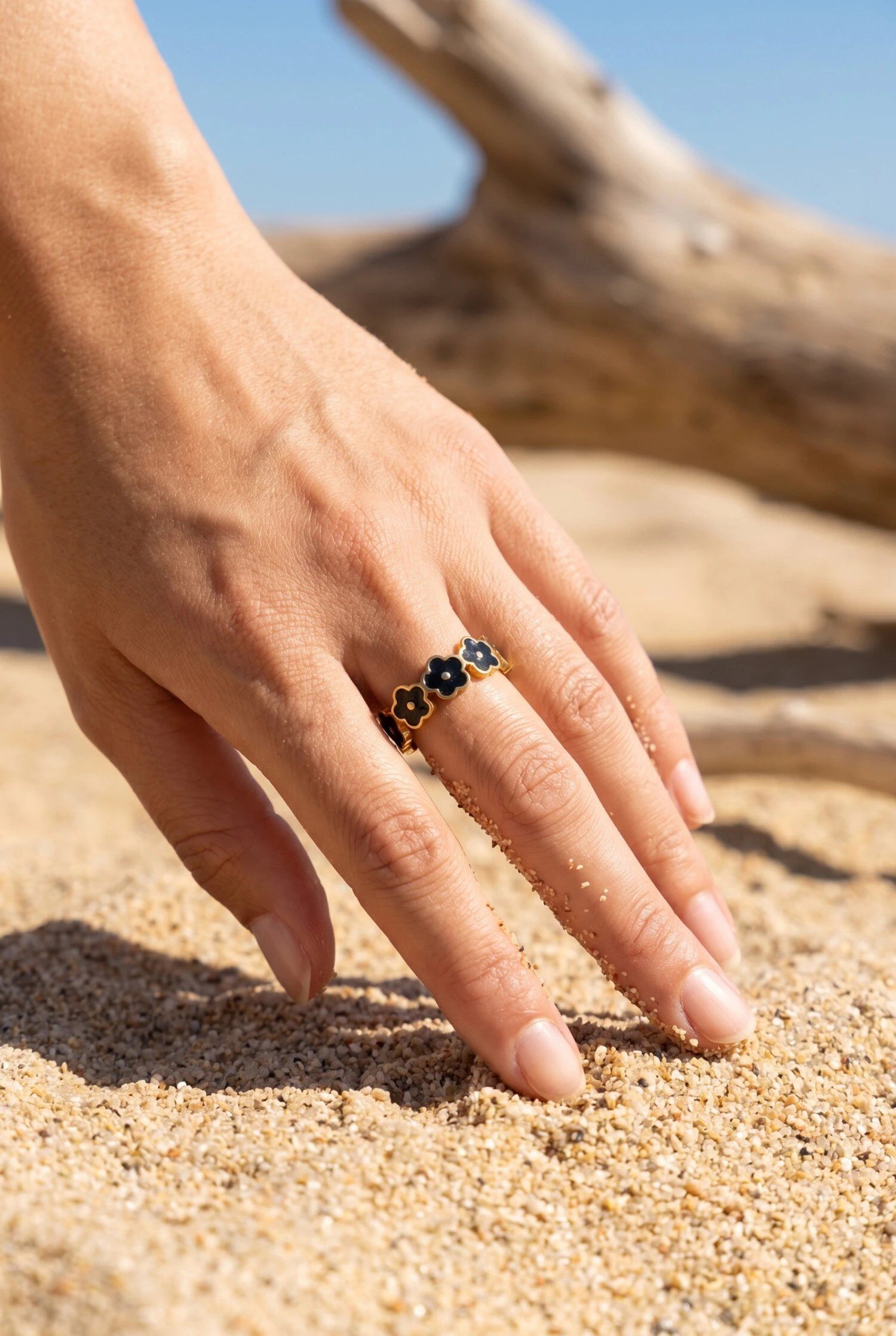 Grossiste Bijoux Mystères - Bague ajustable en acier inoxydable