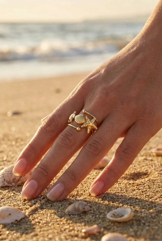 Mayorista Bijoux Mystères - Anillo ajustable de acero inoxidable