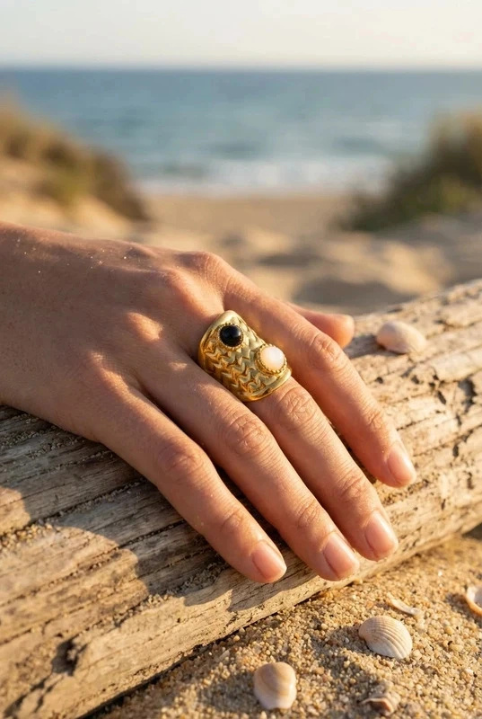 Grossiste Bijoux Mystères - Bague en acier inoxydable ajustable