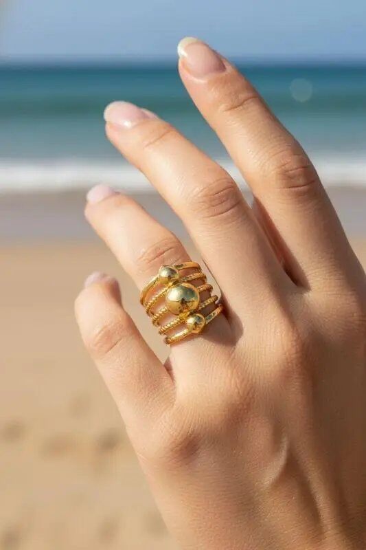 Grossista Bijoux Mystères - Anello regolabile in acciaio inossidabile