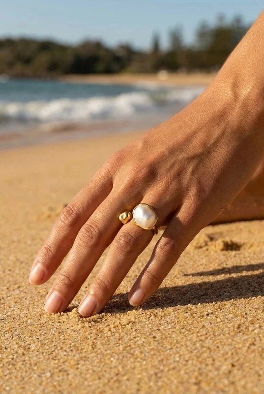 Mayorista Bijoux Mystères - Anillo ajustable de acero inoxidable