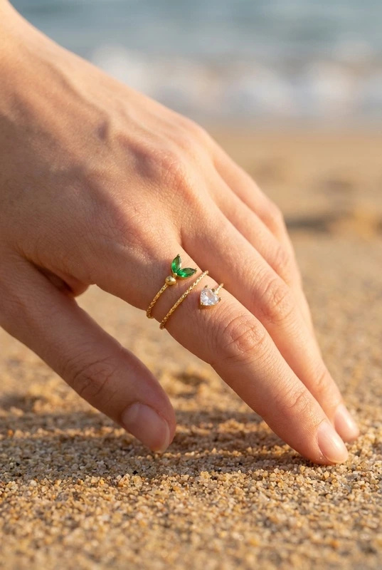 Grossiste Bijoux Mystères - Bague en acier inoxydable ajustable