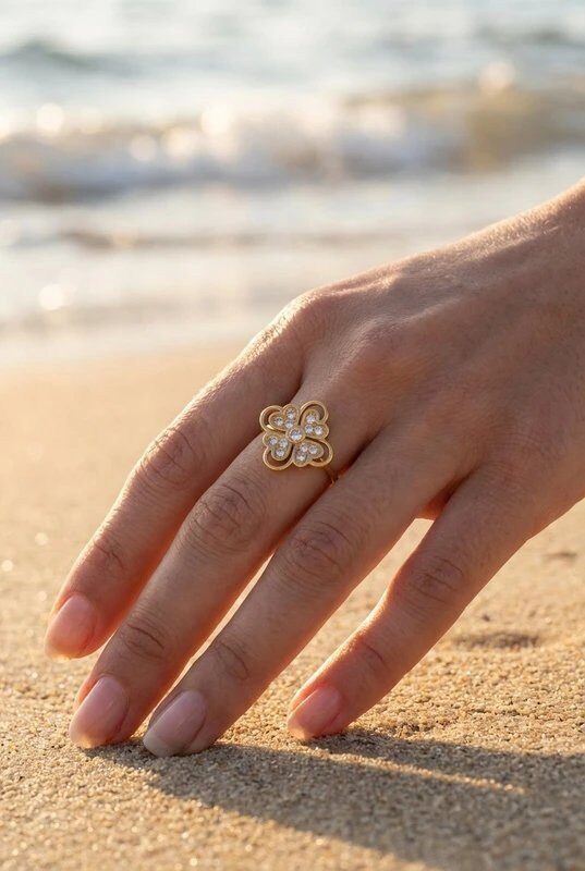 Mayorista Bijoux Mystères - Anillo de acero inoxidable ajustable