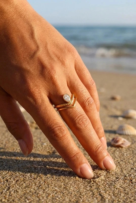 Grossiste Bijoux Mystères - Bague en acier inoxydable ajustable