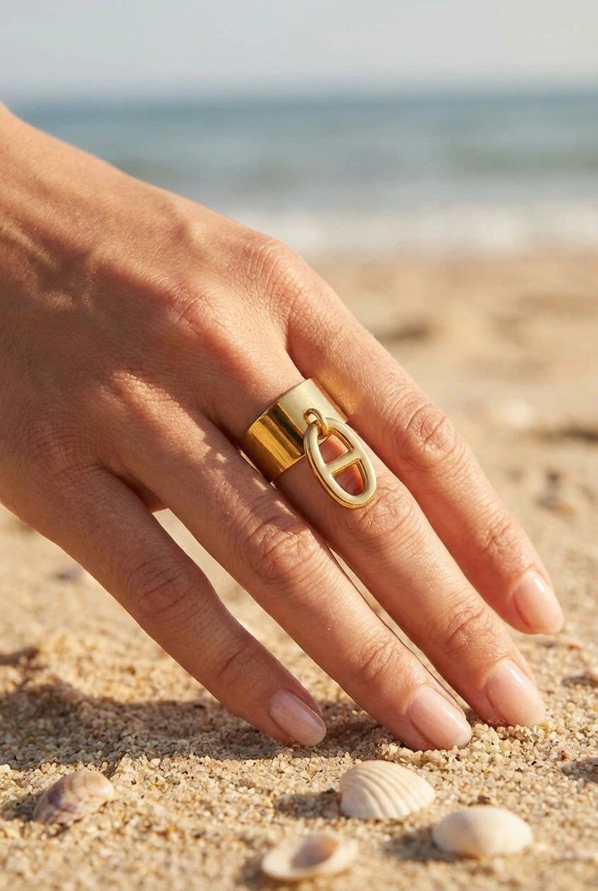Grossista Bijoux Mystères - Anello regolabile in acciaio inossidabile