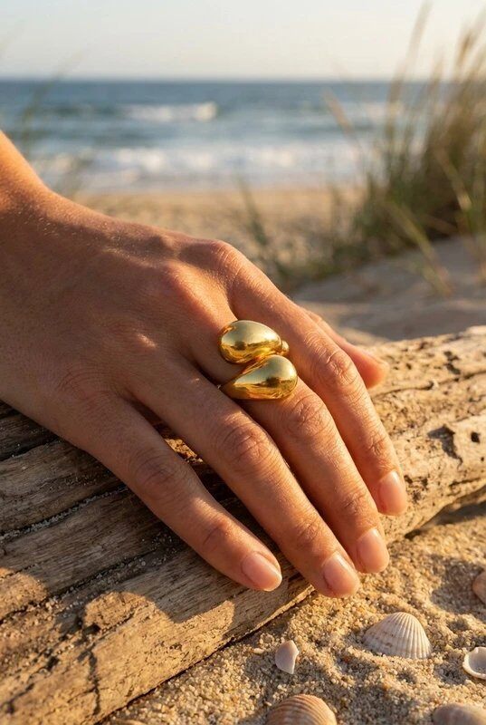 Grossista Bijoux Mystères - Anello regolabile in acciaio inossidabile