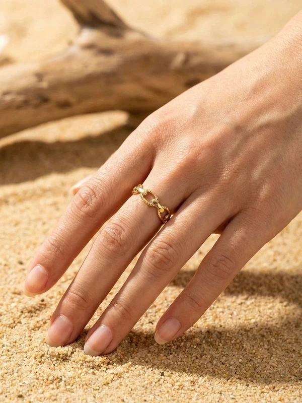 Grossista Bijoux Mystères - Anello regolabile in acciaio inossidabile