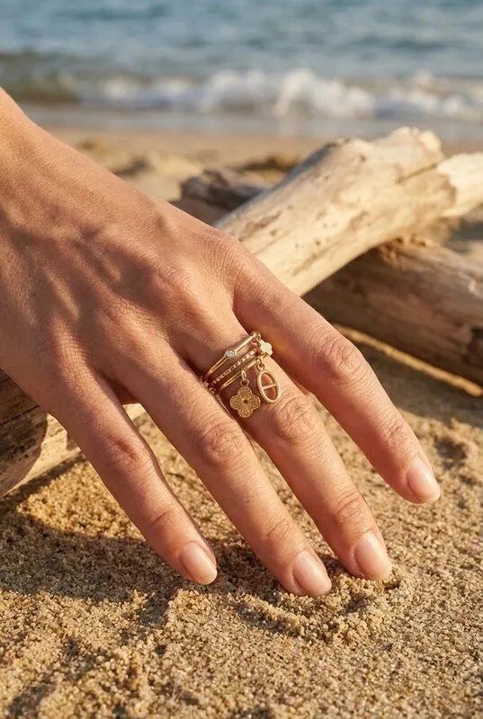 Mayorista Bijoux Mystères - Anillo ajustable de acero inoxidable