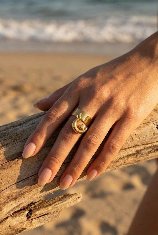 Grossiste Bijoux Mystères - Bague en acier inoxydable ajustable
