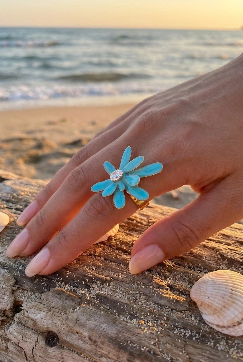 Mayorista Bijoux Mystères - Anillo ajustable de acero inoxidable