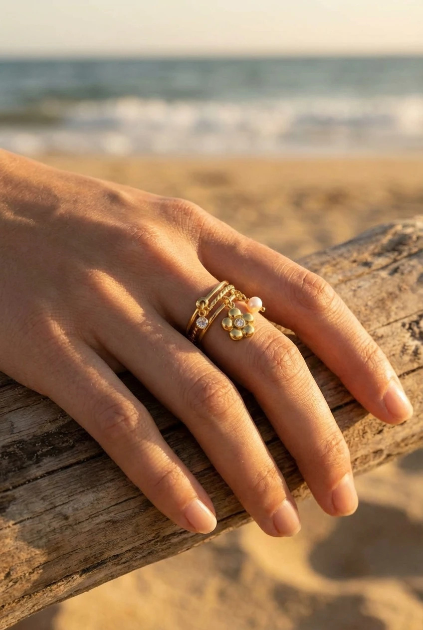 Grossiste Bijoux Mystères - Bague en acier inoxydable ajustable