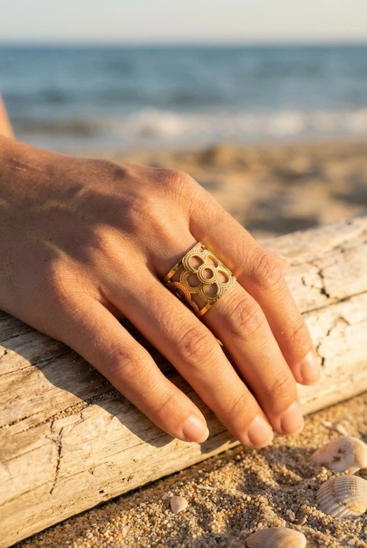 Grossiste Bijoux Mystères - Bague en acier inoxydable ajustable
