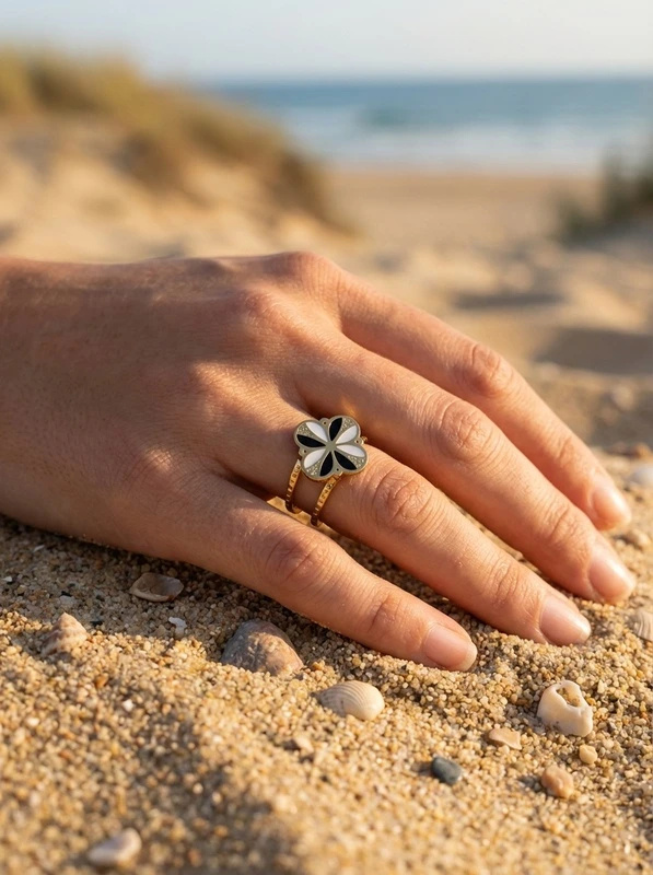 Grossiste Bijoux Mystères - Bague en acier inoxydable ajustable