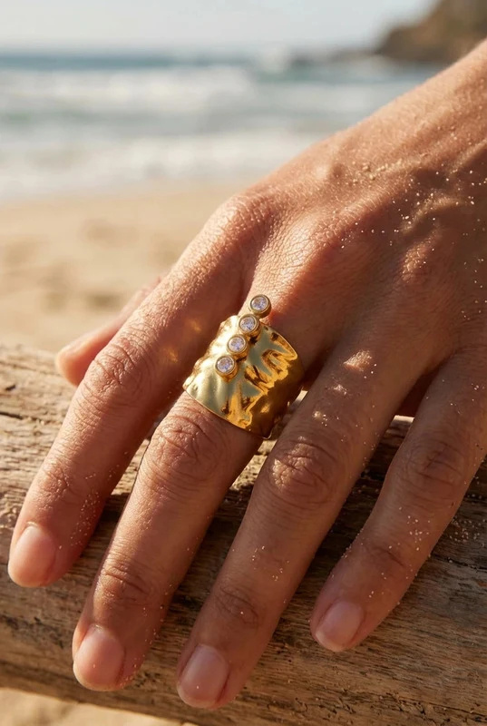 Grossiste Bijoux Mystères - Bague en acier inoxydable ajustable