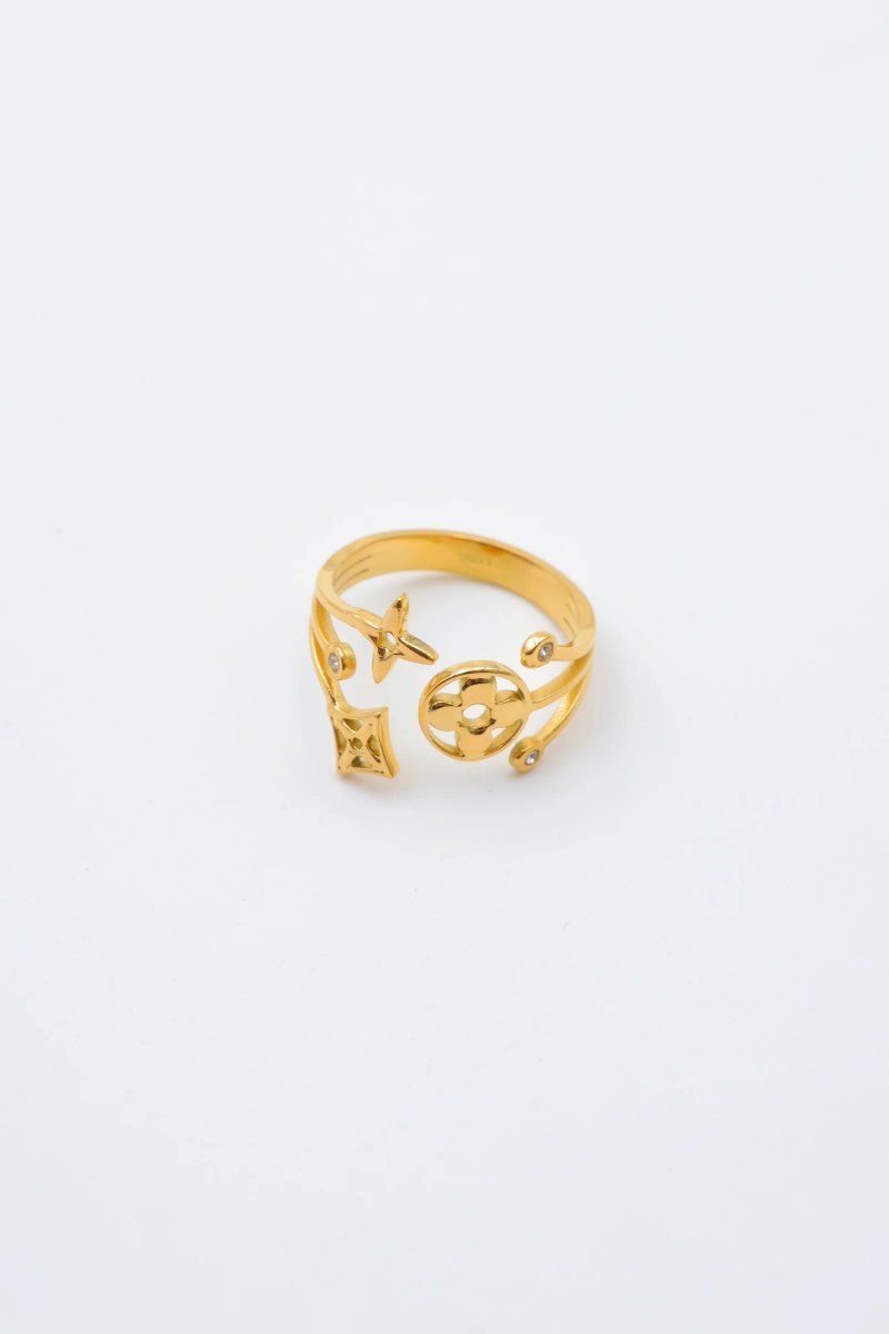 Mayorista Bijoux Mystères - Bague en acier inoxydable ajustable Mayorista Bijoux Mystères - Bague en acier inoxydable ajustable